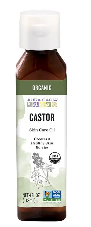Aura Cacia Organic Castor Oil 4 fl. oz. 191403