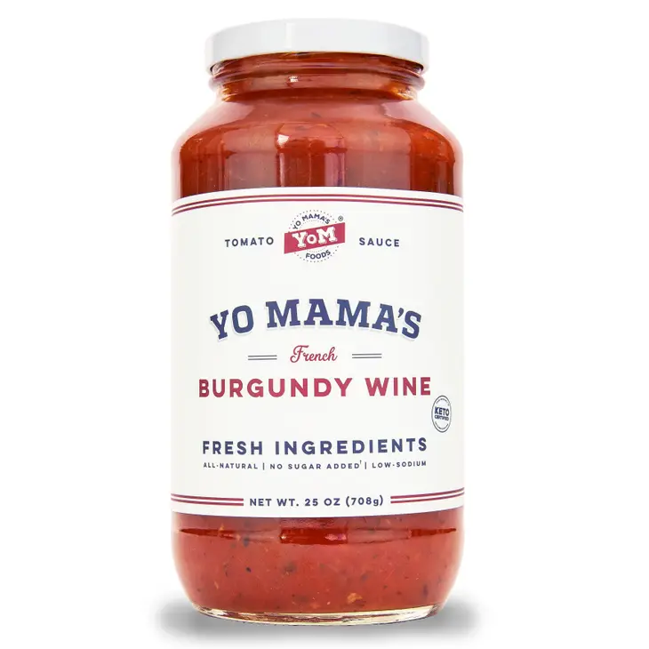 Yo Mama's Foods - French Burgundy Wine Sauce 25 oz - E1003