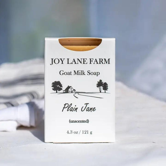 Joy Lane Farm - Plain Jane - Goat Milk Bar Soap 4.3 oz
