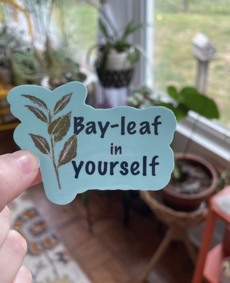 Raven's Edge Studio - Herb Sticker - Bay-leaf in yourself