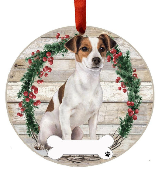 E&S Pets Jack Russell, FB Ceramic Wreath Ornament 550-17FB