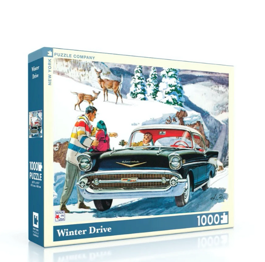 New York Puzzle Company -  Winter Drive GM954