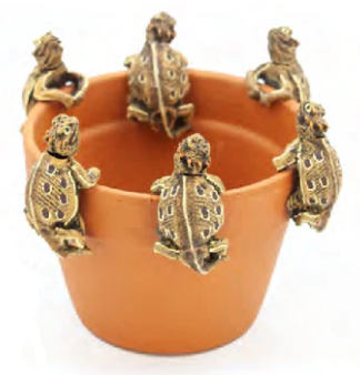 Land & Sea - 3.5" Bobble Horned Toad - Medium Pot Hanger - PH301