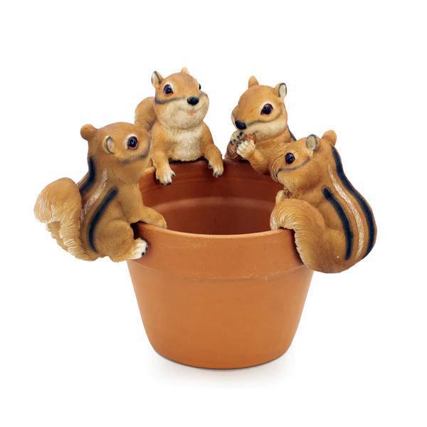 Land & Sea - Medium Chipmunk Pot Hanger 4" PH220