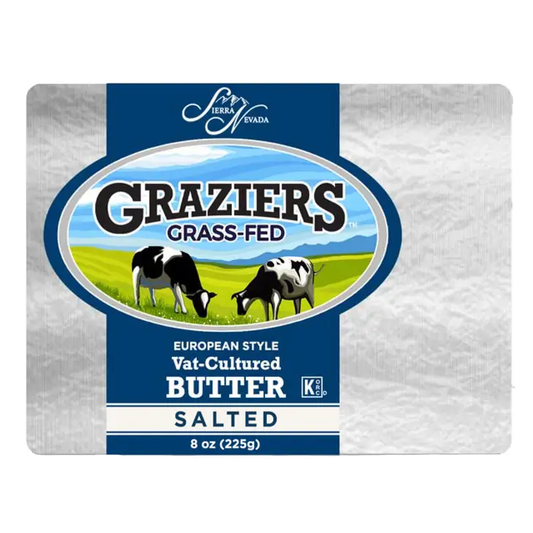 Sierra Nevada Cheese Company - Graziers Vat Cultured Euro-Style Salted Butter 8oz