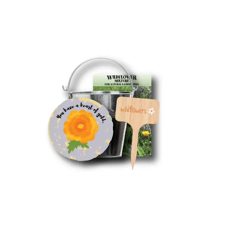 Imagine Design - Blooming Bundles Magnet and Seed Gift Pack - Marigold 10105