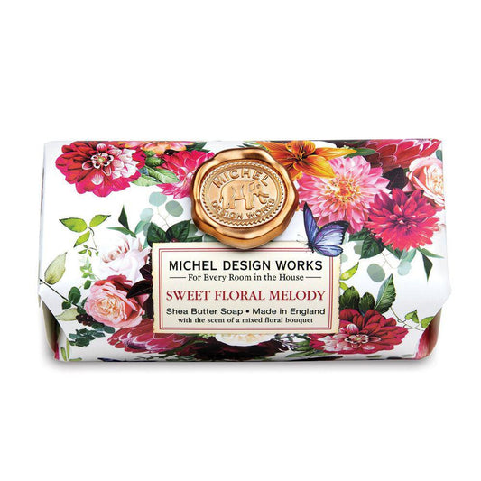 Michel Design Works - Sweet Floral Melody Large Bath Soap Bar 802355
