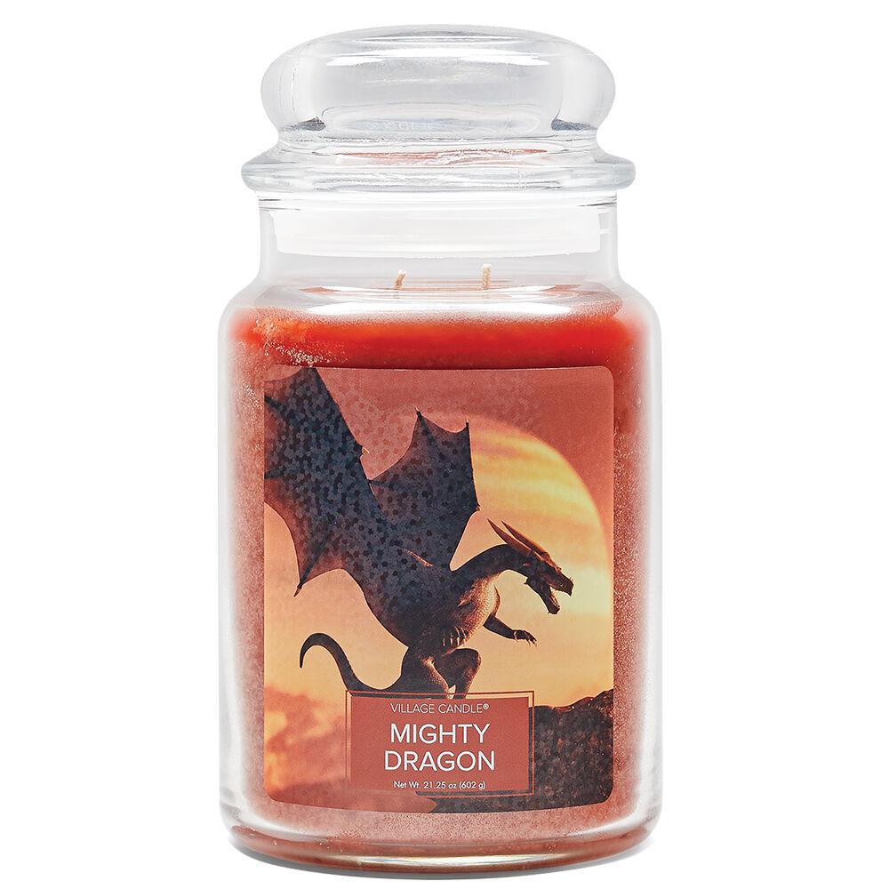 Stonewall Kitchen - Village Candle Mighty Dragon - Large Apothecary Candle 21.25 oz Jar 4260178