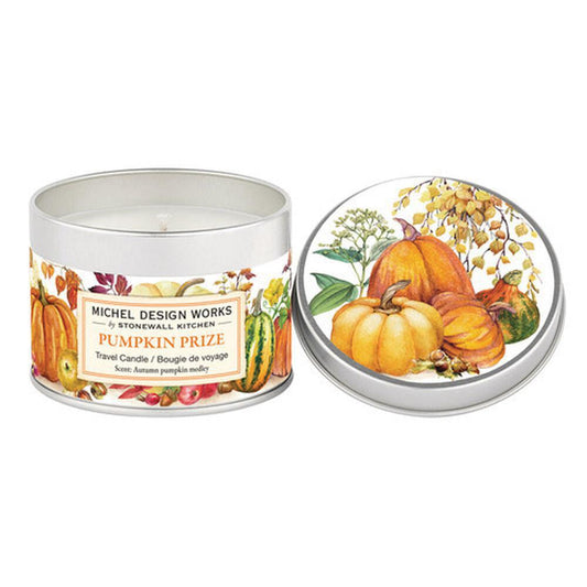 Michel Design Works - Pumpkin Prize Travel Candle 849374