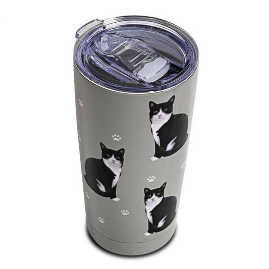 E & S Pets - Cat, Black and White Serengeti Tumblers 116-3