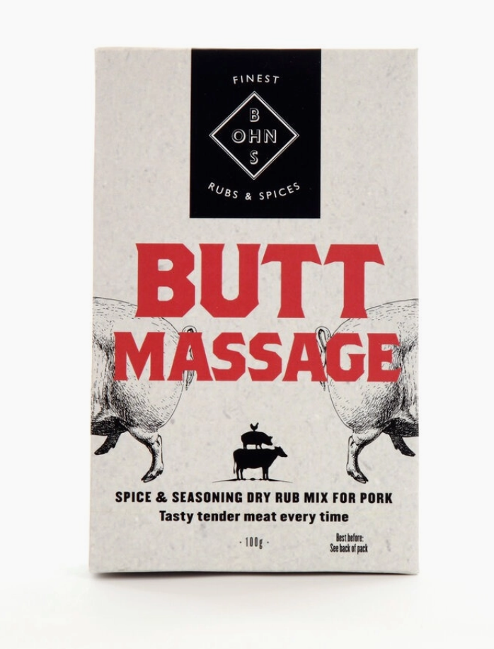 BOHNS - Butt Massage : Dry Meat Rub 100g DISCO