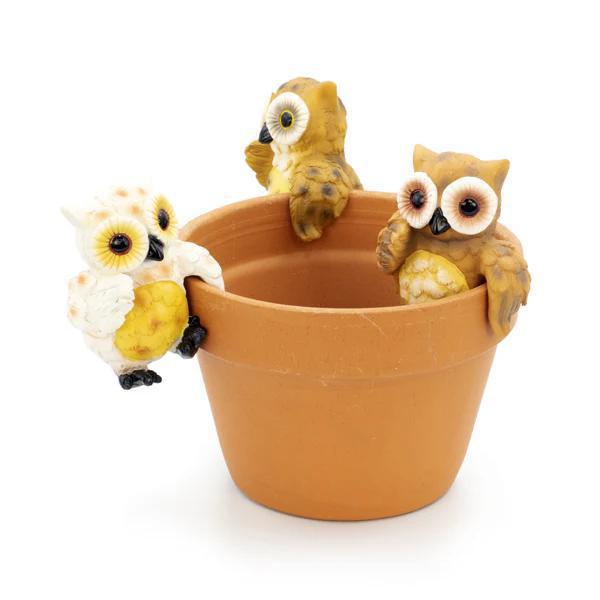 Land & Sea - Medium Owl Pot Hanger 3.5" PH130