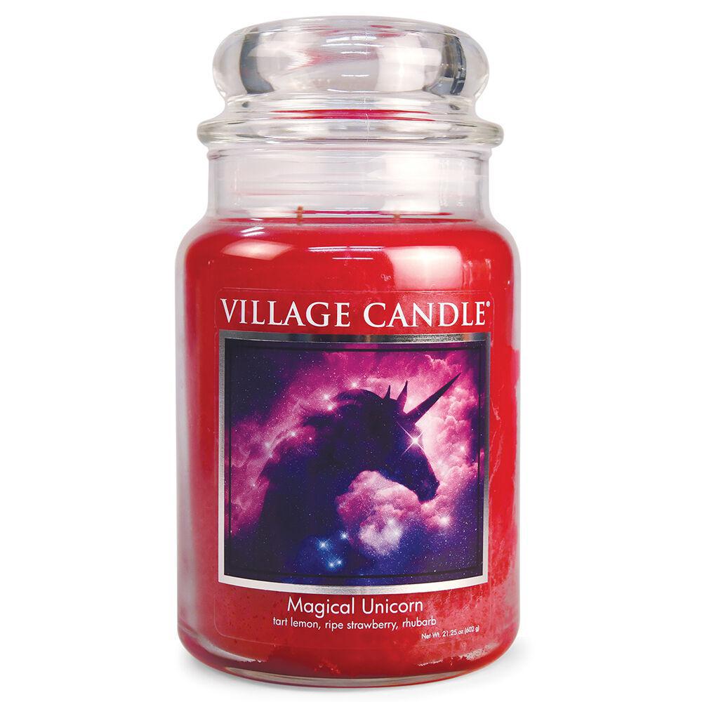 Stonewall Kitchen - Village Candle Magical Unicorn - Large Apothecary 21.25 oz Jar 4260053 DISCOSVF