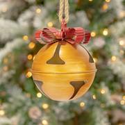 Medium Colorful Christmas Bell Gold #6 (D) - ZR195519