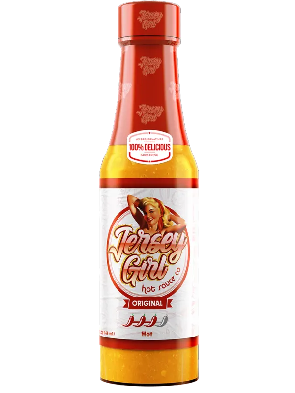 Jersey Girl Hot Sauce Original - Hot 5.2 oz DISCOSVF